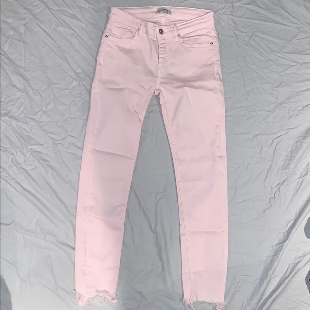 ZARA pale pink, brand new jeans.